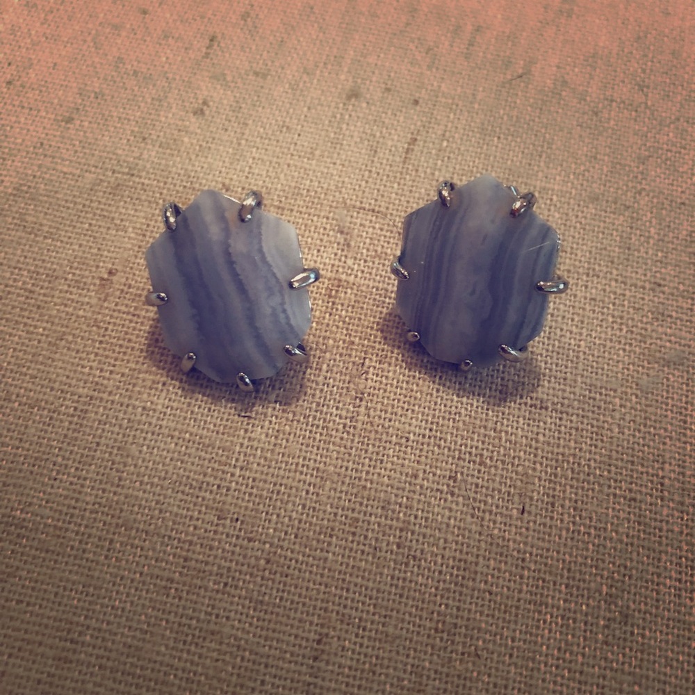 Light Blue Kendra Scott Studs